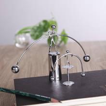 Creative Ball Swing Weightlifting Ironman Metal Perpetual Instrument Home Desk Office Decoration Ornaments Crafts Gifts Souvenir 2024 - buy cheap