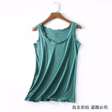 New Style Thread Tank Top Korean-Style Exposed Shoulder Sleeveless Tank Top Dense Copy Frilled Solid Color WOMEN'S Sun-top 2024 - buy cheap