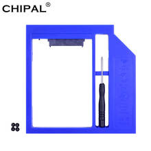 CHIPAL Plastic Universal 2nd HDD Caddy 12.7mm SATA3.0 for 2.5 HDD SSD Case Hard Disk Enclosure Box for Laptop CD/DVD-ROM Optibay 2024 - buy cheap