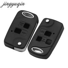 Jingyuqin capa dobrável com botão flip 2/3, controle remoto, 10 peças, para lexus rx300/350/400h sc430 gx470 ls400 es330 lx470 2024 - compre barato