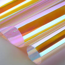 Rainbow Effect Iridescent Window Film Decorative Glass Sticker Chamelon Color Self-Adhesive 2024 - buy cheap