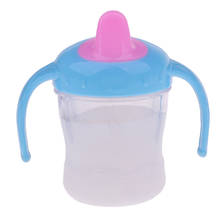Magic Dummy Disappearing Milk Bottle Feeding Bottle Kids Play Toy Accessory Baby Dolls Bottle -Blue 2024 - buy cheap