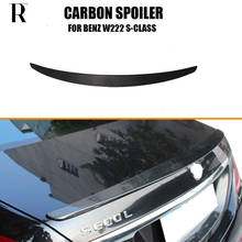 AMG Style Carbon Fiber Rear Trunk Wing Spoiler for Benz W222 S300 S400 S500 S600 S63 S65 2015 - 2020 2024 - buy cheap