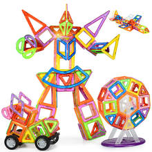 Mylitdear большой размер Магнитный дизайнерский Строительный набор модель и строительные игрушки магниты магнитные блоки Развивающие игрушки для детей 2024 - купить недорого