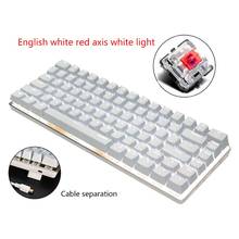 Ajazz AK33 82 Keys Mechanical Keyboard Russian/English Layout Gaming Keyboard 24BB 2024 - buy cheap
