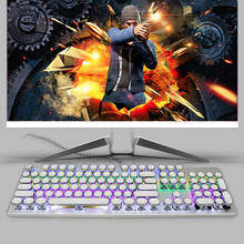 Mechanical Wired Keyboard 104 Key Backlit Gaming Keyboard for Laptop Computer GK99 2024 - buy cheap