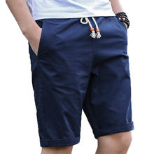 2020 mais novo verão calções casuais de algodão estilo moda homem shorts bermuda praia shorts plus size M-6XL lazer curto 2024 - compre barato