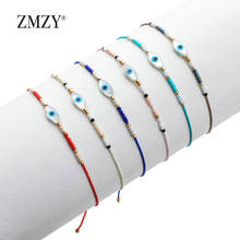 ZMZY-pulsera de la amistad con abalorios Miyuki para mujer, brazalete con abalorios de Miyuki, colorido, fino, bohemio, 6 unids/set 2024 - compra barato