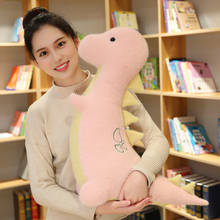 Dinosaurio de peluche creativo para niños, juguete de dinosaurio de peluche, almohada agradable de peluche, regalo de cumpleaños para niños 2024 - compra barato