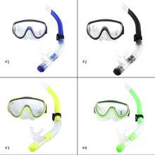 Scuba Diving Mask and Snorkels Anti-Fog Goggles Glasses Tempered Glass Mask Semi-dry Breath Tube Set Diving Equipments 2024 - buy cheap