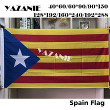 Флаги и баннеры из полиэстера для Испании, независимая Каталония, голубые звезды, фары эсталада блава, флаги и баннеры 2024 - купить недорого