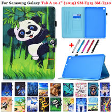 Case for Samsung Galaxy Tab A 10.1 SM-T510 SM-T515 Kawaii Tablet Cover Funda for Samsung Galaxy Tab A 10 1 2019 Case Animal kids 2024 - buy cheap