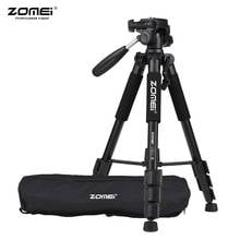 ZOMEI Q111 Professional Portable Travel Aluminum Camera Tripod w/Pan Head Phone Holder for SLR DSLR Digital Camera Tripod 2024 - buy cheap