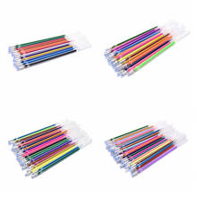 12/24/48 Colors Flash Gel Pen Refill Color Full Shinning Refill Kids Drawing Office Stationery 2024 - buy cheap