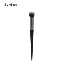 Sywinas 1pc face shape bronzer brush #A06 high quality blending buff foundation contour makeup brushes. 2024 - buy cheap