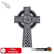 Patches bordados cristãos altos ponto-cruz para aplique a jaqueta roupas jaqueta emblemas para faça você mesmo envio grátis 2024 - compre barato