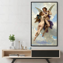 William Bouguereau Cupid and Psyche Canvas Painting Famous Art Wall Decoration for Living Room 2024 - buy cheap