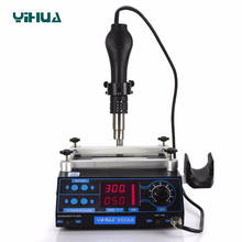 YIHUA 853AA 2 In 1 BGA Rework Station Dual Digital Display IR Preheating Station + Hot Air Gun Desoldering Station 2024 - buy cheap