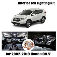 White Canbus LED Interior Reading dome map Lights bulb Kit for Honda CR-V CRV 2002-2019 Car Accessories Cargo License Plate Lamp 2024 - buy cheap