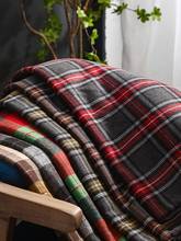 Tecido de linho para sofá xadrez, 150cm x 100cm, algodão, almofada para janela, toalha e cortina 2024 - compre barato
