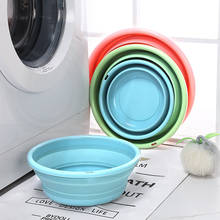 Bacia dobrável cozinha pequenos itens suprimentos de acampamento housewares limpeza doméstica dobrável lavanderia bacia da banheira para lavar durables 2024 - compre barato
