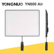 YONGNUO YN600 Air Ultra Thin LED Camera Video Light Panel 3200K-5500K 5500K Bi-color Photography Studio Lighting 2024 - buy cheap
