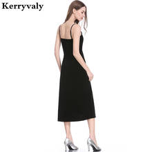 Summer V-neck Strapless Black Sexy Dress Women Sexy Dresses Party Night Club Dress 2021 Midi Ladies Dresses KYS022 2024 - buy cheap