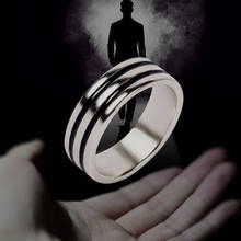 Black Circle Pk Ring Magic Tricks Strong Magnetic Magnet Ring Coin Finger Decoration Magic Ring Props Tools one Size 2024 - buy cheap