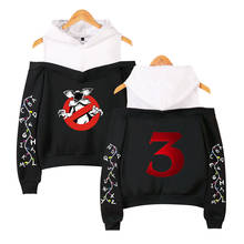 Moletom feminino com capuz stranger things 3, ombro de fora, moda casual, moletom com capuz, coisas de estranhas, 3, ombro de fora, venda imperdível 2024 - compre barato