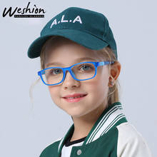 Teens Anti-blue Light Glasses Teens Optic Prescription Flexible Child Eyeglasses Girls Boys Transparent Reading Glasses 2024 - buy cheap