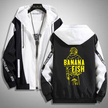 Sudadera con capucha de Anime Bananafish Ash Lynx para hombre, ropa de moda para otoño e invierno, abrigo de Cosplay, sudaderas 2024 - compra barato