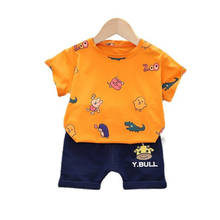 New Summer Baby Girls Clothes Children Boy Cartoon T-Shirt Shorts 2Pcs/Sets Toddler Casual Costume Infant Kids Cotton Sportswear 2024 - buy cheap