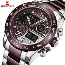 NAVIFORCE Men Watch Clock-Design Quartz Stainless-Steel Waterproof Luxury Brand Male Army Military Hour Relogio Masculino 2020 2024 - buy cheap