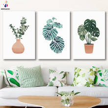 DIY colorings pictures by numbers with colors Small fresh leaves watercolor picture drawing painting by numbers framed Home 2024 - buy cheap