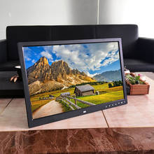 Marco de fotos digital con botón táctil de 17 pulgadas, álbum electrónico, HDMI, HD, montaje en pared, pantalla, máquina de publicidad y vídeo 2024 - compra barato