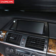 Car Styling Center Console Navigation Frame Decoration Cover Trim For BMW X5 E70 X6 E71 2008-2014 Interior Auto Accessories 2024 - buy cheap