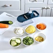 Cortador de verduras multifunción con hoja de acero inoxidable, pelador Manual de patatas, rallador de queso, herramienta de cocina 2024 - compra barato