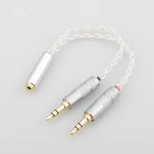 PHA-3 Audiocrast 2x3,5 мм штекер 2,5 мм Trrs сбалансированный женский кабель 2024 - купить недорого