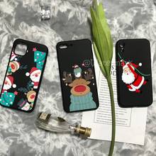 Чехол для телефона в рождественском стиле для IPhone 12 11 Pro Max 7 8 6 6s Plus X Xs Xr 5 5s Se 2020 силиконовый чехол 2024 - купить недорого
