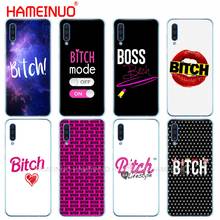 silicon phone cover case for Samsung Galaxy S10 E PLUS A10 A20 A30 A40 A50 A70 A10E A20E M20 cover Bitch mode on pink boos 2024 - buy cheap