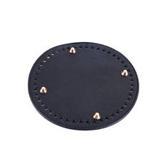 High Qualtiy Round Leather Bottom With Holes Rivet For Handbag Knitting Bag DIY Women Shoulder Crossbody Bags Accessories 2024 - buy cheap