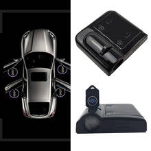 1 шт. Универсальная беспроводная дверь автомобиля Добро пожаловать свет логотип Нет Тип дрели светодиодный лазерный Призрак теневой проектор лампа для Ford BMW Volkswagen 2024 - купить недорого