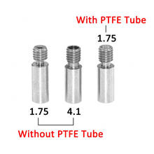 3D printer Cold Water Throat for E3D Accessories hot end throat stainless steel 3D printer accessories With PTFE Tube 3d print 2024 - compre barato