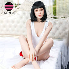Ayiyun bonecas sexuais de silicone realistas 145cm, produto com vagina para homens e adultos, brinquedos de luxo, bonecas sexy para mulheres, boneca amor para ma 2024 - compre barato