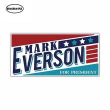 Hotmeini 13cm x 6.4cm para mark everson presidente 2016 logotipo republicano adesivos de carro vinil jdm amortecedor tronco caminhão gráficos decalque 2024 - compre barato