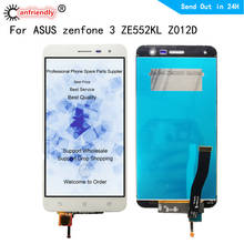 Tela lcd para asus zenfone 3, ze552kl z012d, touch screen, digitalizador, com quadro de montagem, painel de substituição para asus ze552kl 2024 - compre barato