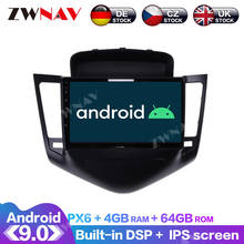 Central multimídia automotiva para chevrolet cruze, android 9, 4 gb + 64 gb, px6, dsp, rádio, dvd, navegação gps, reprodutor de multimídia com android 9, para os modelos 2008 a 2009 2024 - compre barato