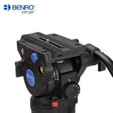 BENRO BV4H Hydraulic Fluid Aluminum Video Head QR13 Quick Release Plate For BV4 Tripod 75mm Bowl Max Loading 4kg 2024 - buy cheap