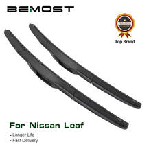 BEMOST-escobillas de limpiaparabrisas de goma Natural para Nissan, brazo de gancho en U, para Nissan Leaf 2010, 2011, 2012, 2013, 2014, 2015, 2016 2024 - compra barato