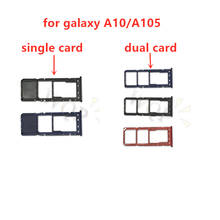 for Samsung Galaxy A10 A105 2019 Sim Card Tray Holder SIM Card Micro SD Card Slot Adapter Replacement Repair Spare Parts 2024 - buy cheap
